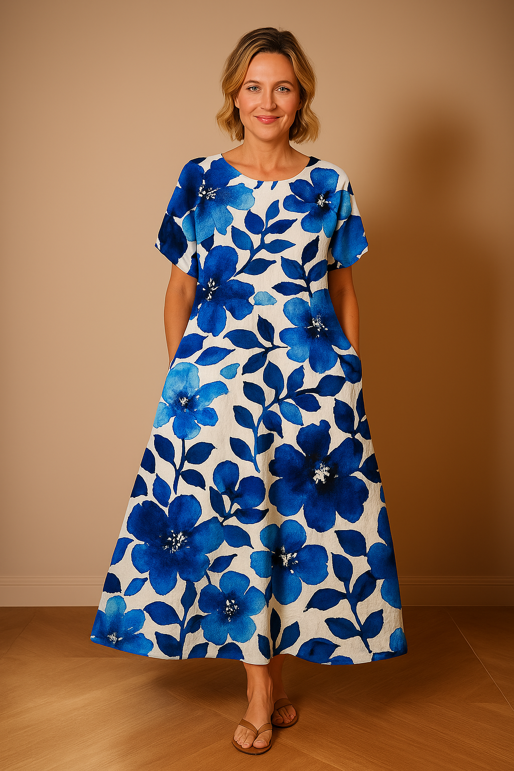 ROSE | ROBE FLORALE CONFORTABLE