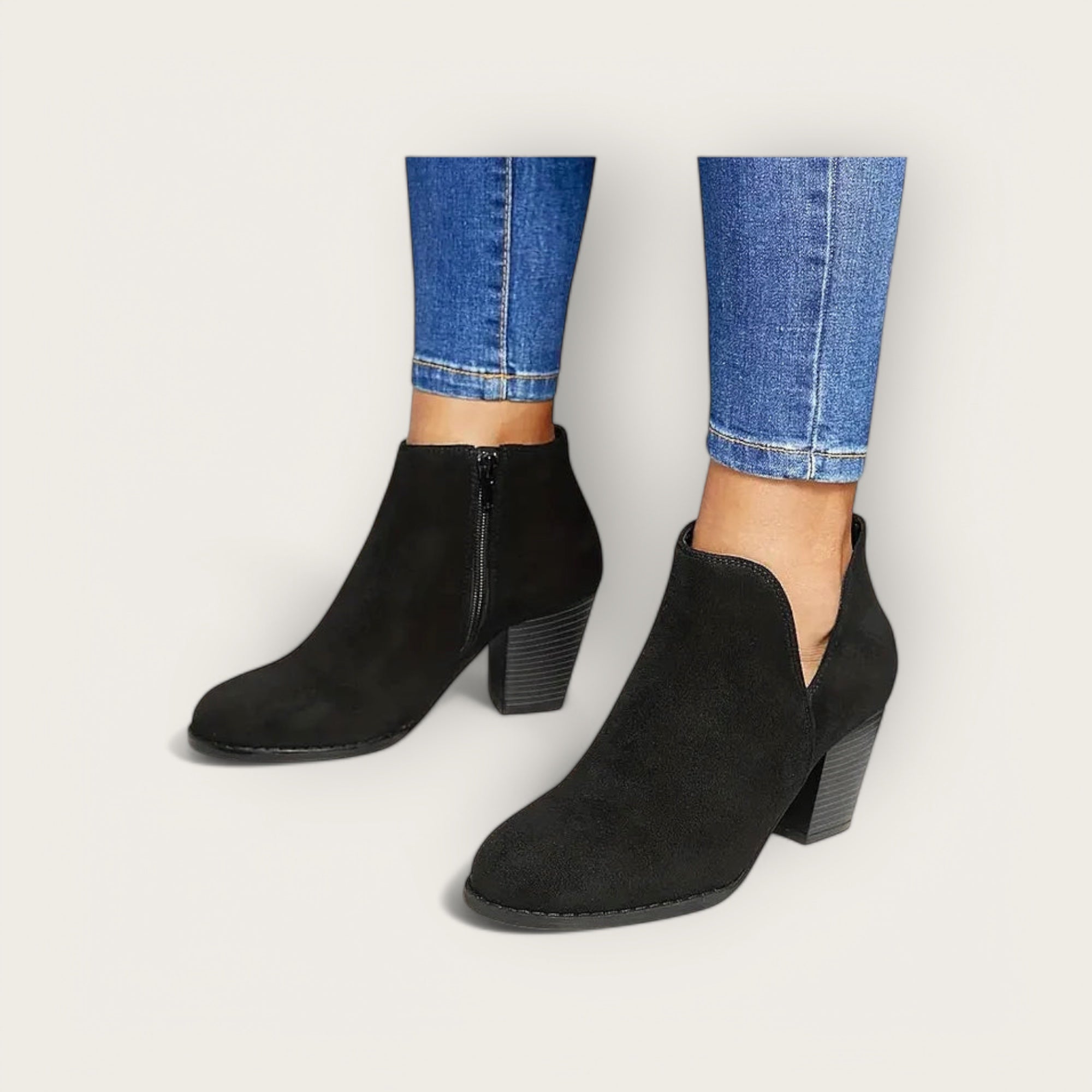 Lina & Loop  | WOMEN'S ANKLE BOOTS WITH CHUNKY HEEL