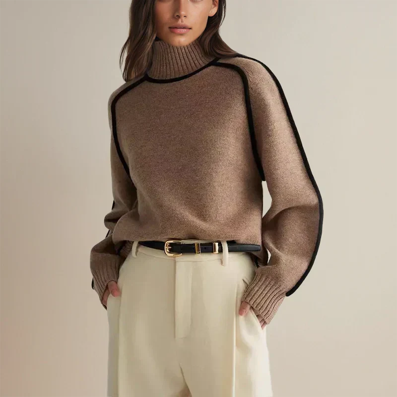 Amanda™ | Stylish Roll Neck Jumper