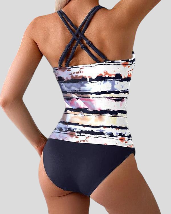 Lily™ – Trendy White Sleeveless Swimwear